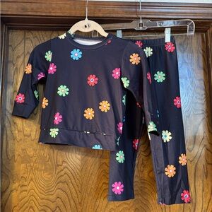 Floral Kids Pajamas Set